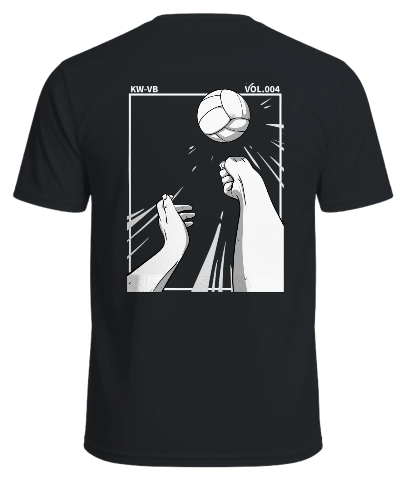 T-shirt sport noir, dos SAVE